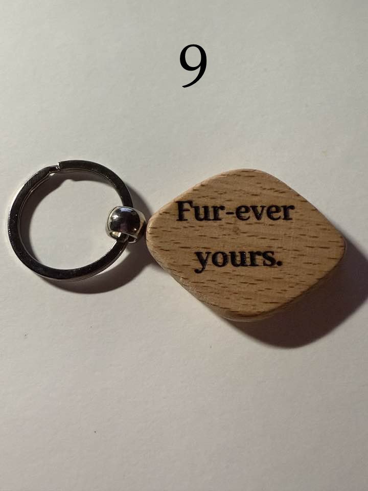 Pet Lover Vibes Wooden Keychains | Cat, Dog & Animal Designs | Gifts for Pet Parents(1) product image (9)
