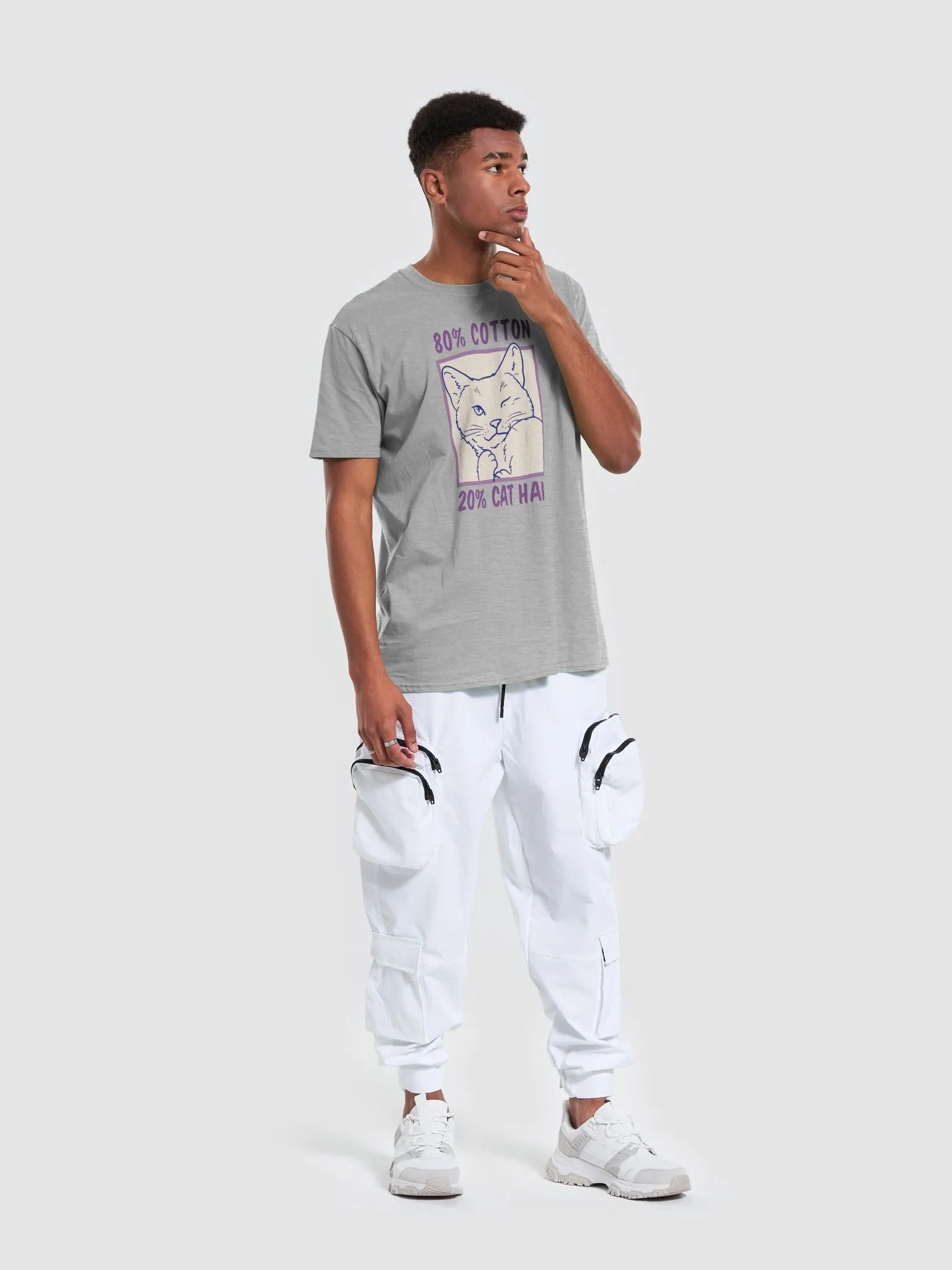 Winking Cat Cotton Blend Tee product image (9)