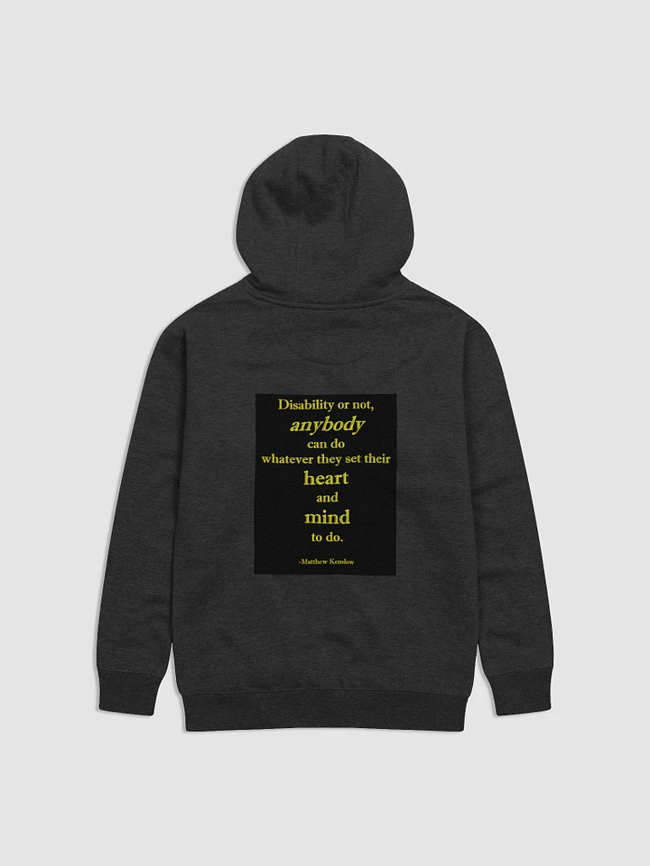 [With Quote 2 on the Back] Embroidered Cotton Heritage Unisex Premium Hoodie product image (9)