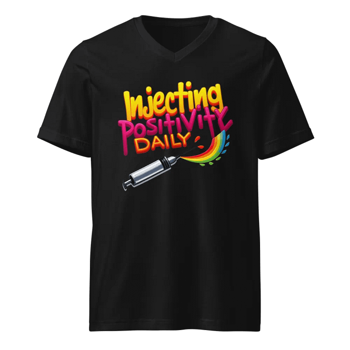 Injecting Positivity Daily V-Neck Tee product image (1)