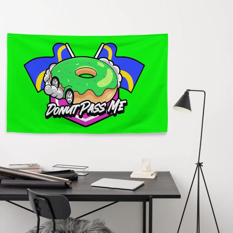 Donut Pass Me Flag product image (9)