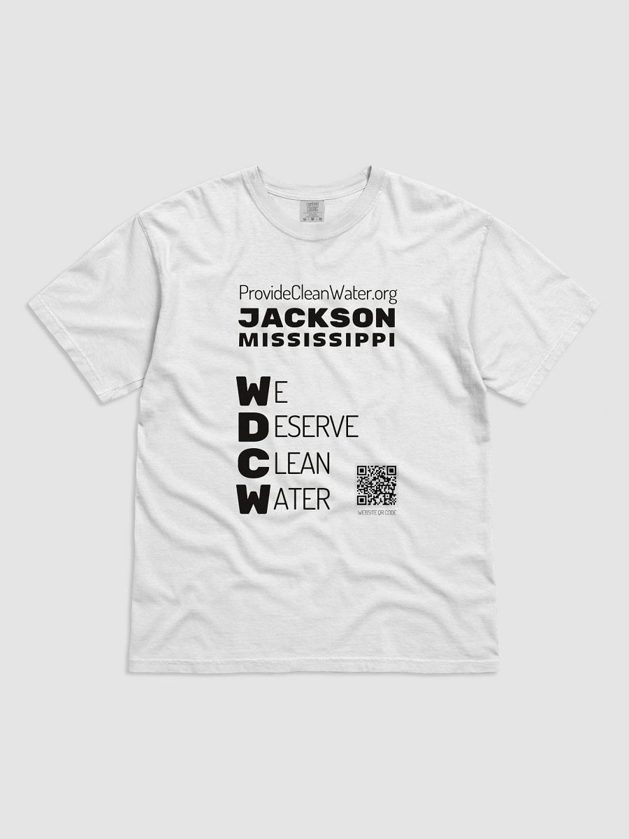 Jackson, MS WDCW White T-Shirt product image (1)