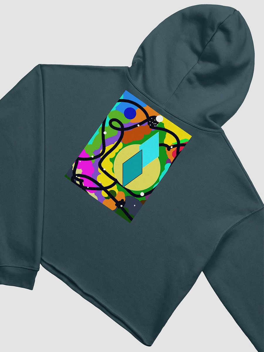Color Blast Crop Top Hoodie product image (28)