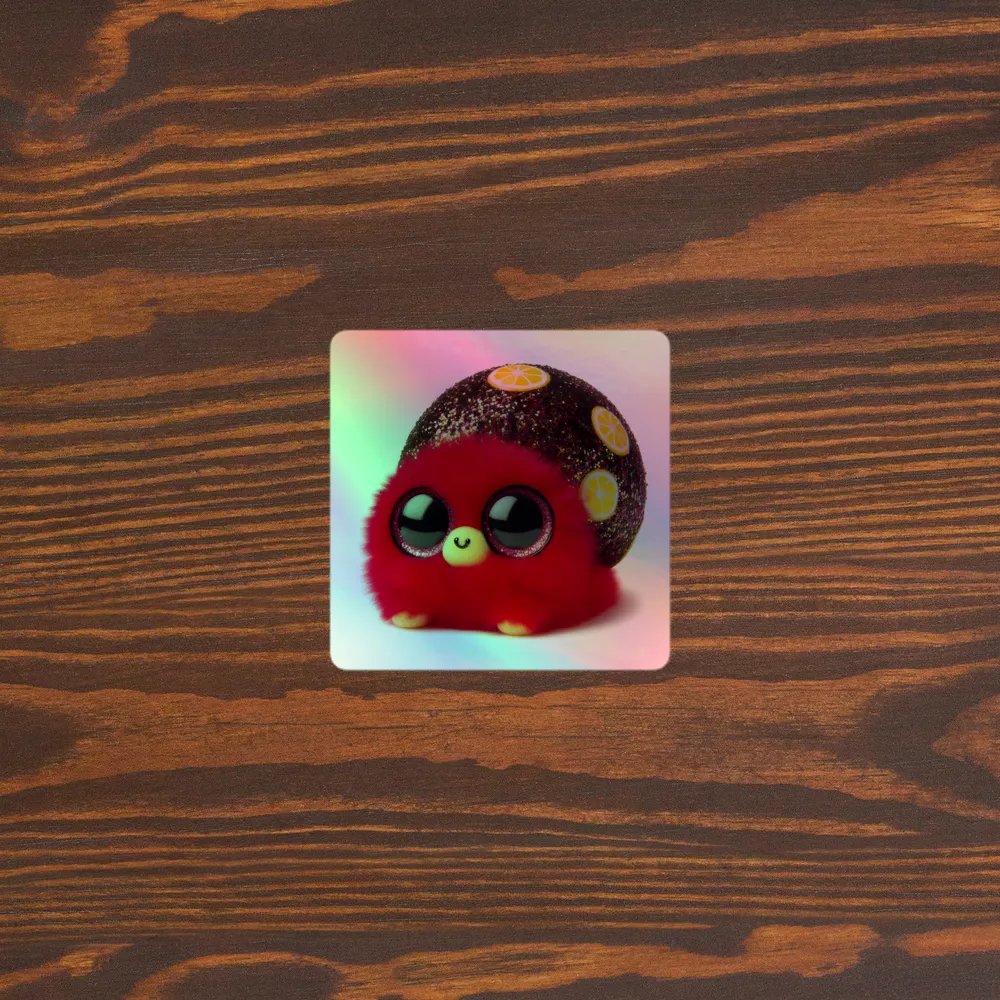 Lemon Glitz Plush Toy Sticker Set product image (5)