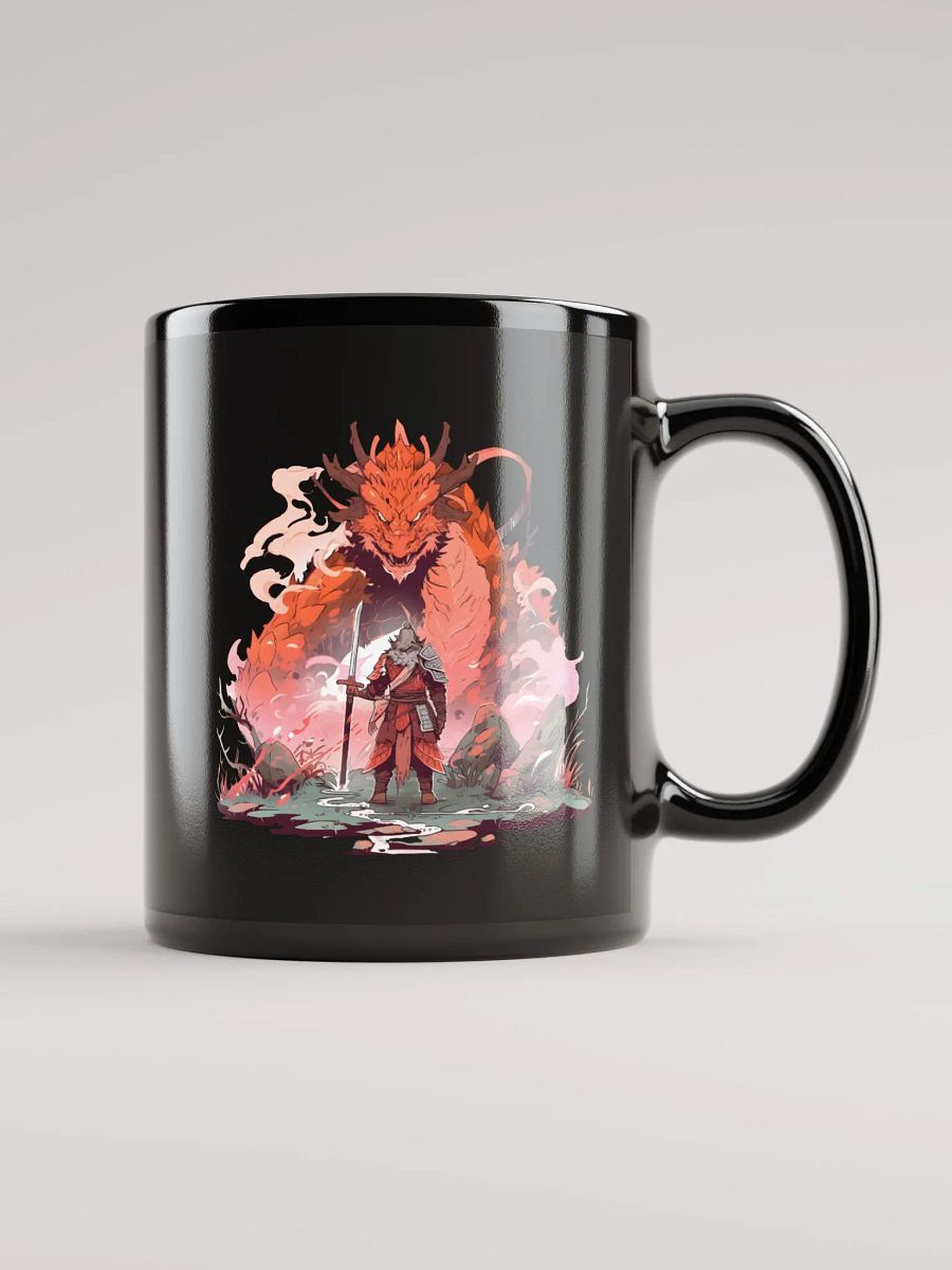 Dragon and Warrior Manga Comic art sticker product image (1)