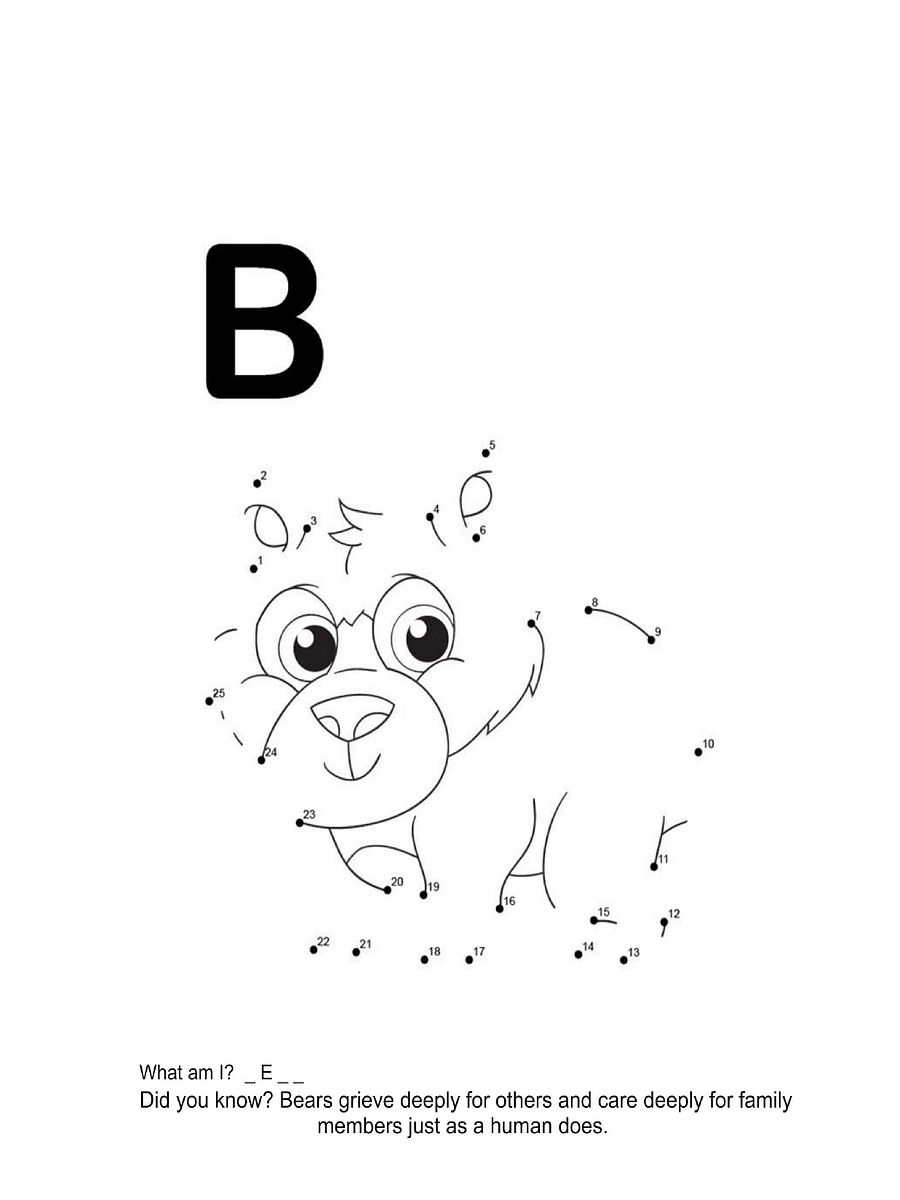 Dot to Dot Jungle Animals Coloring Book product image (3)