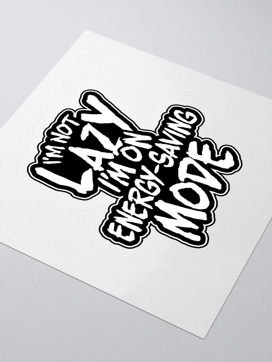 Funny Gamer Sticker – Energy-Saving Mode Engaged product image (8)