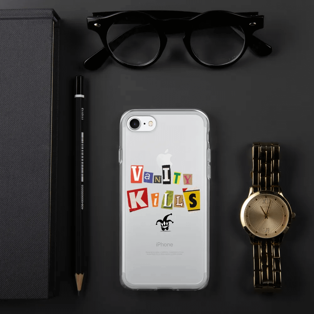 A filthy Habit Vanity Kills iphone case clear product image (329)