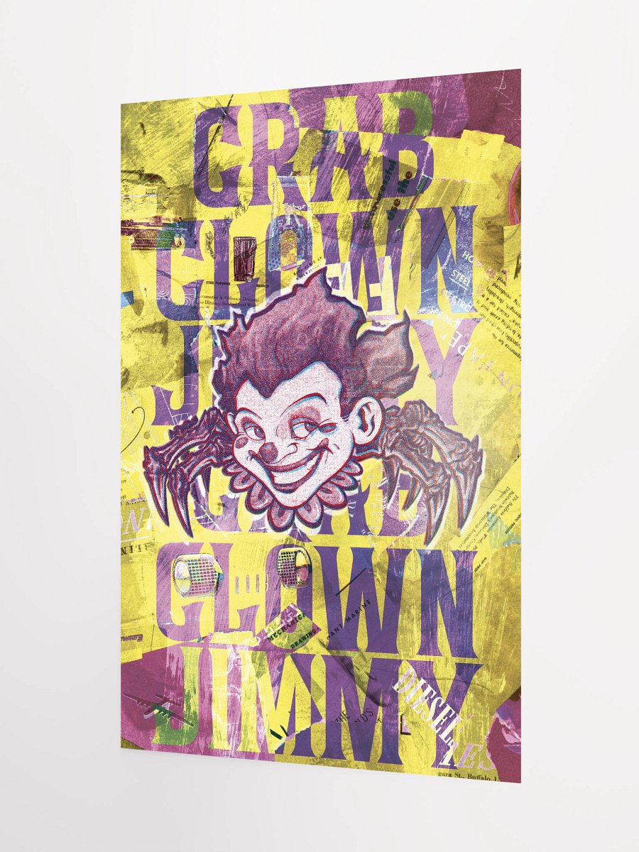 Crab Clown Jimmy 12x18 Clipping Poster product image (3)