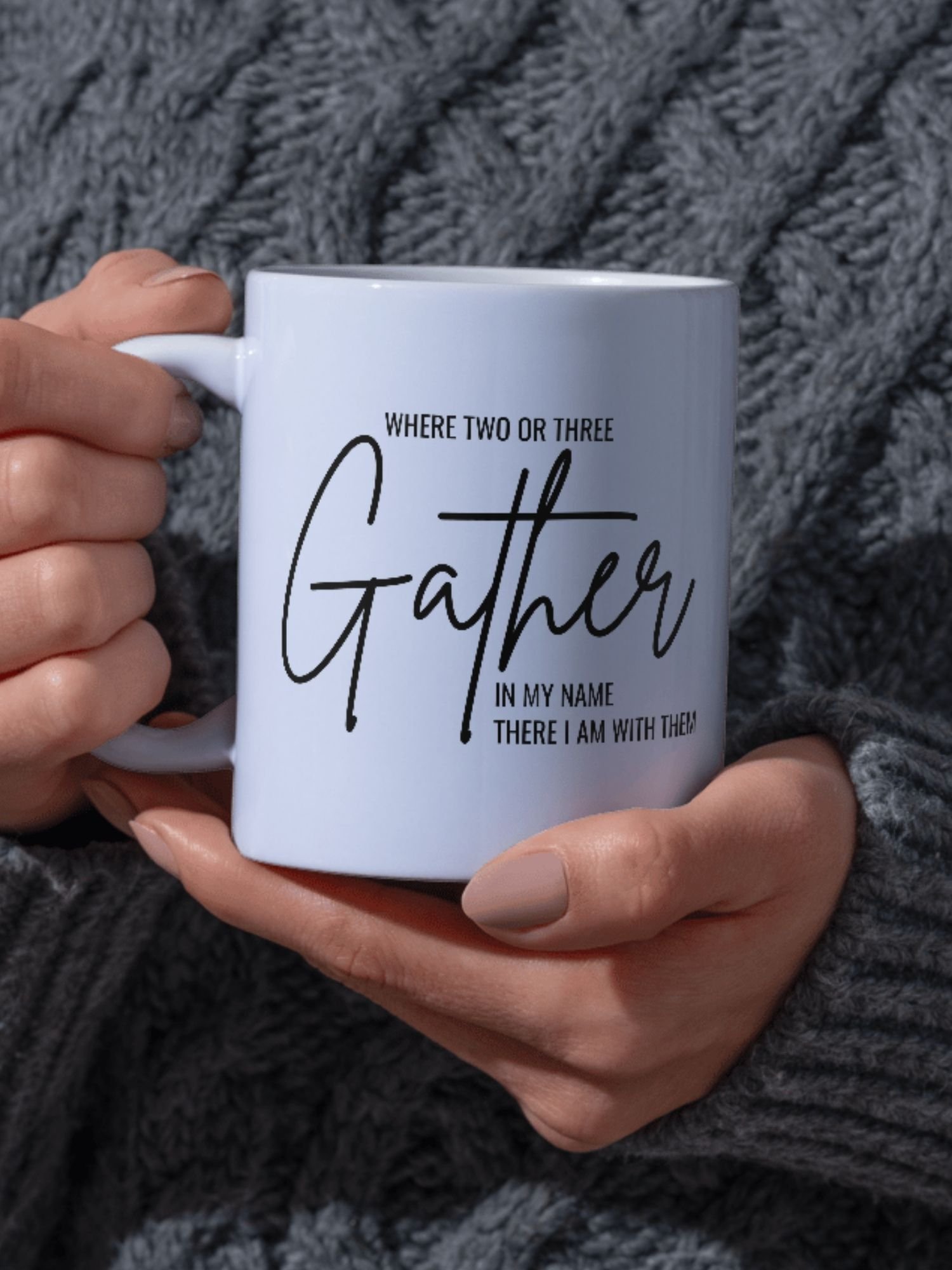 Matthew 18:20 SVG | Bible Verse SVG Cut File | Christian Scripture SVG PNG JPG DXF for Cricut & Silhouette product image (2)