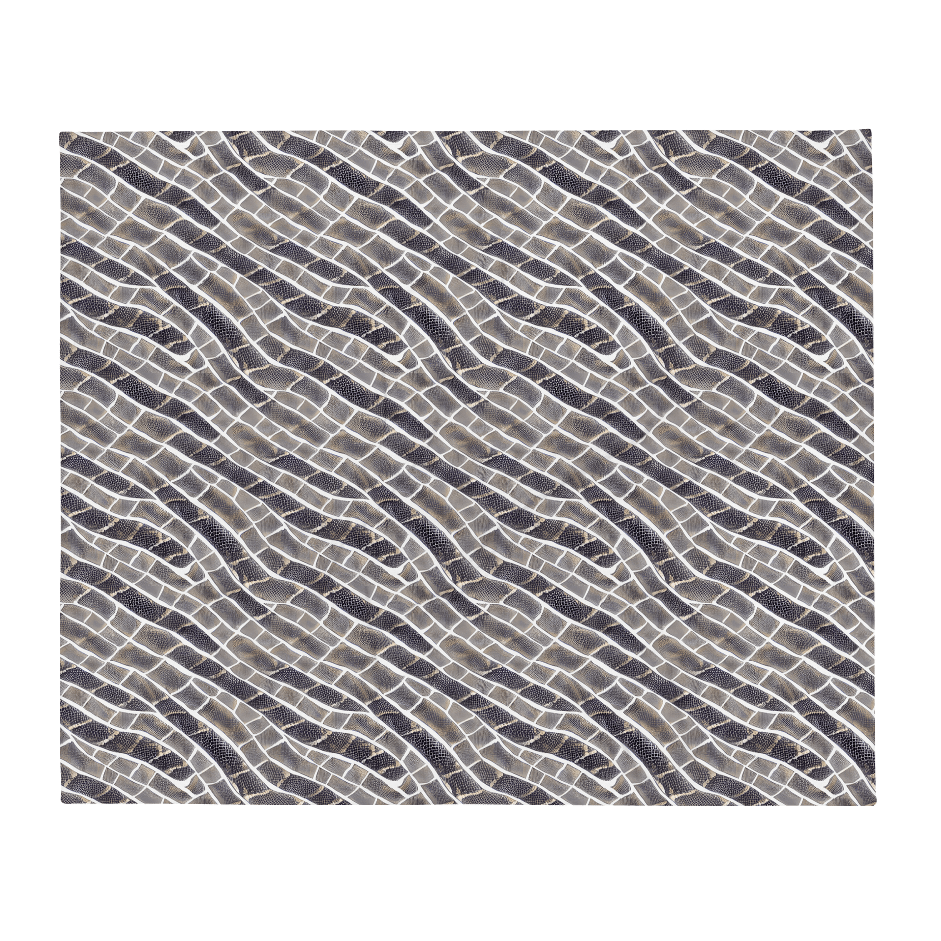 Grey Snake Skin Blanket product image (2)