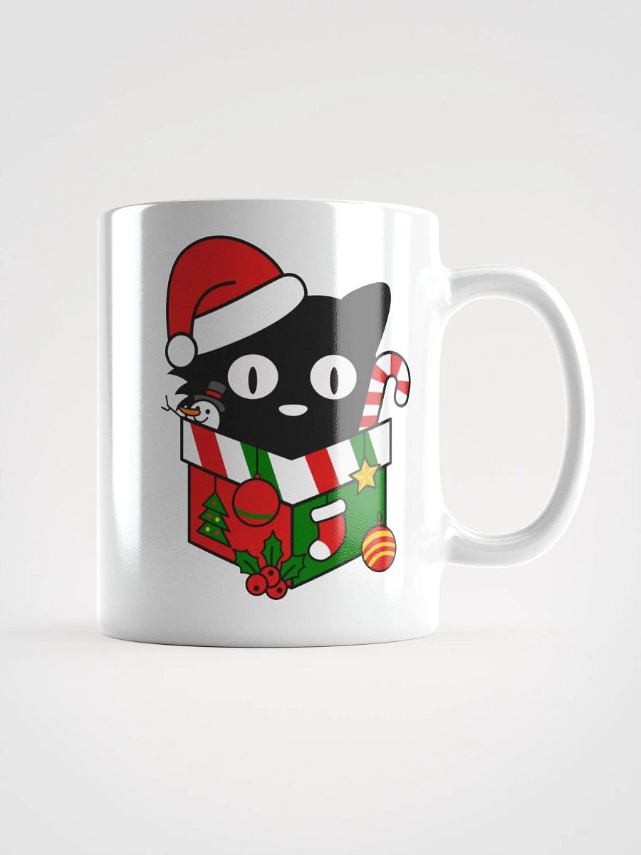 Christmas Cat in a Box Mug product image (1)