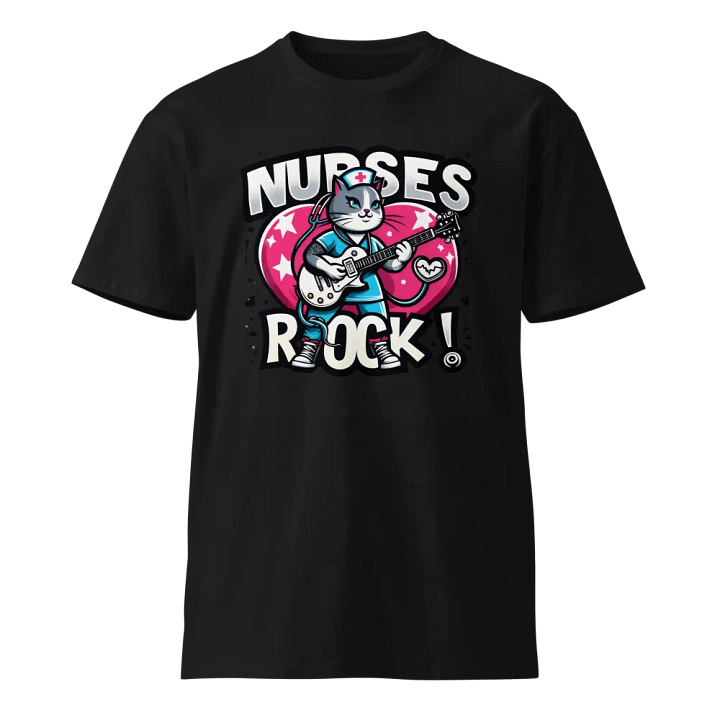 Rockin' Nurse Cat Unisex Tee product image (1)