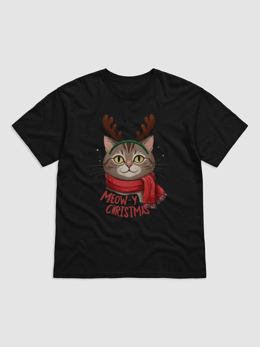 Meow-y Christmas Cat T-Shirt product image (2)