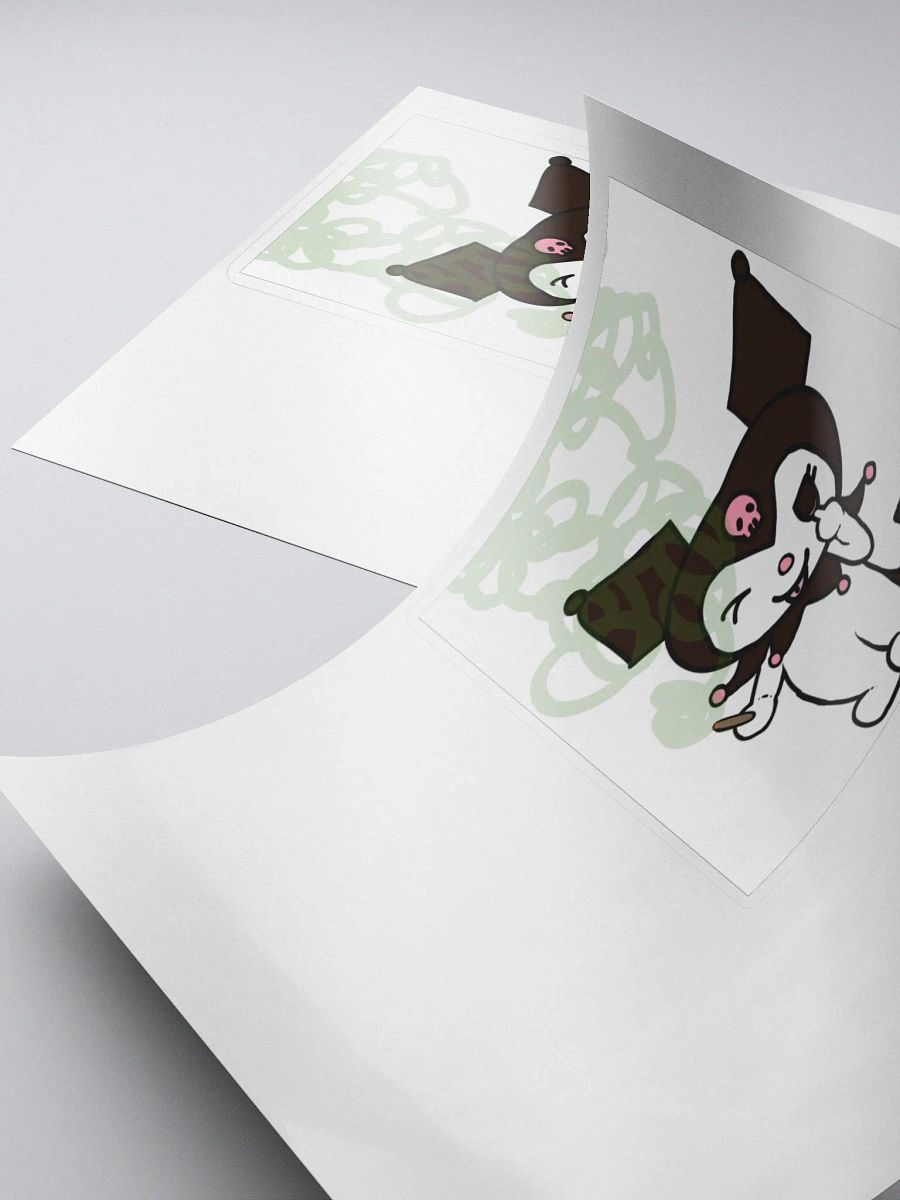 Kuromi Sanrio Smoking Sticker product image (4)