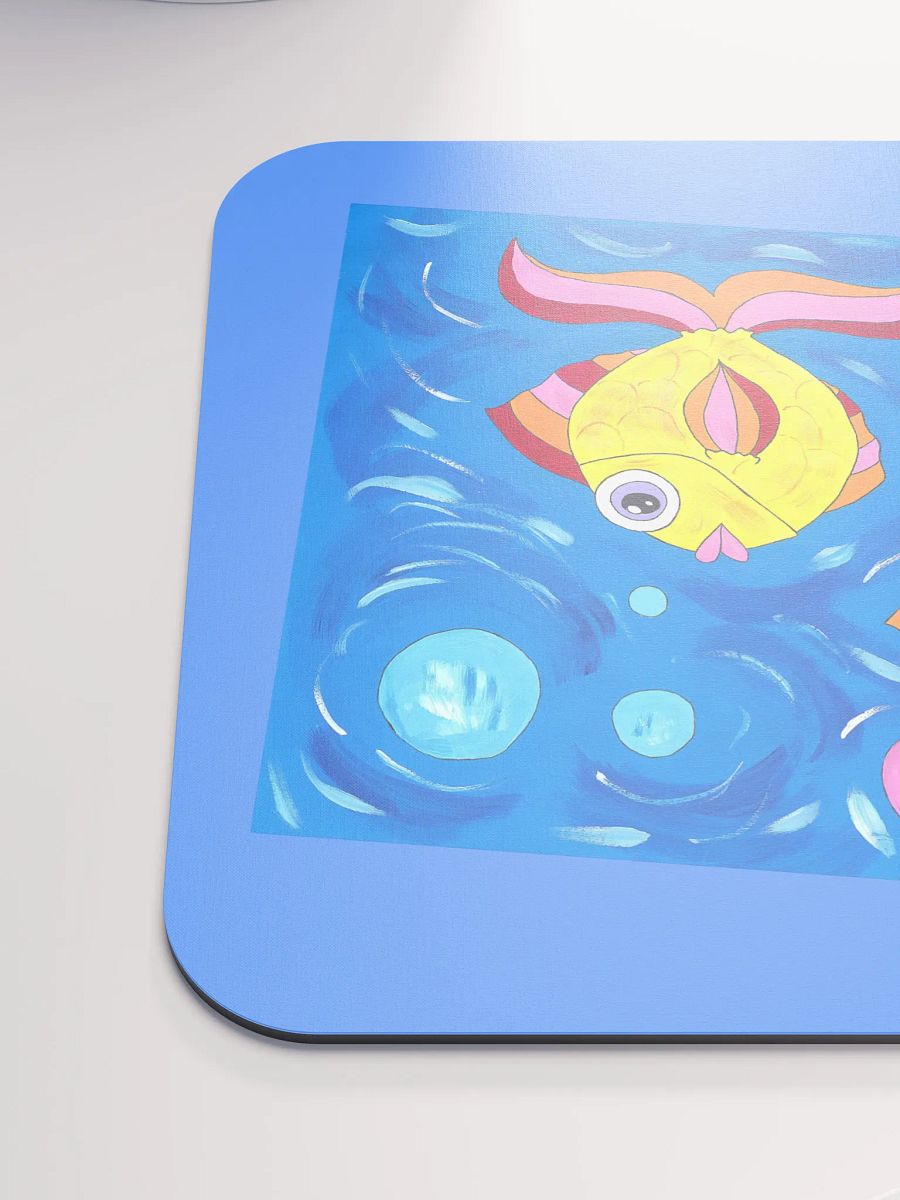 Fish style (art by Dina R.) acrylic painting picture - Classic Mouse Pad product image (6)