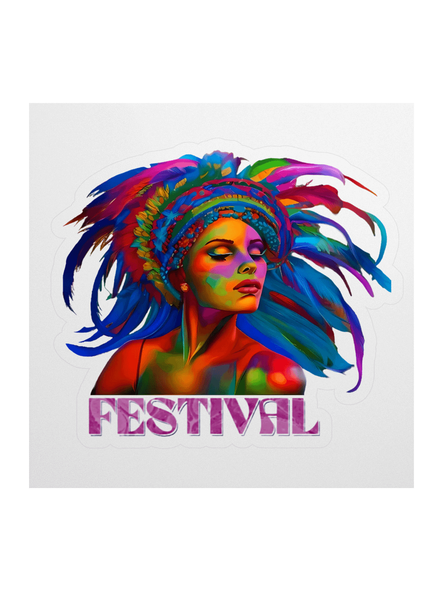 Festival Spirit Kiss Cut Stickers product image (1)