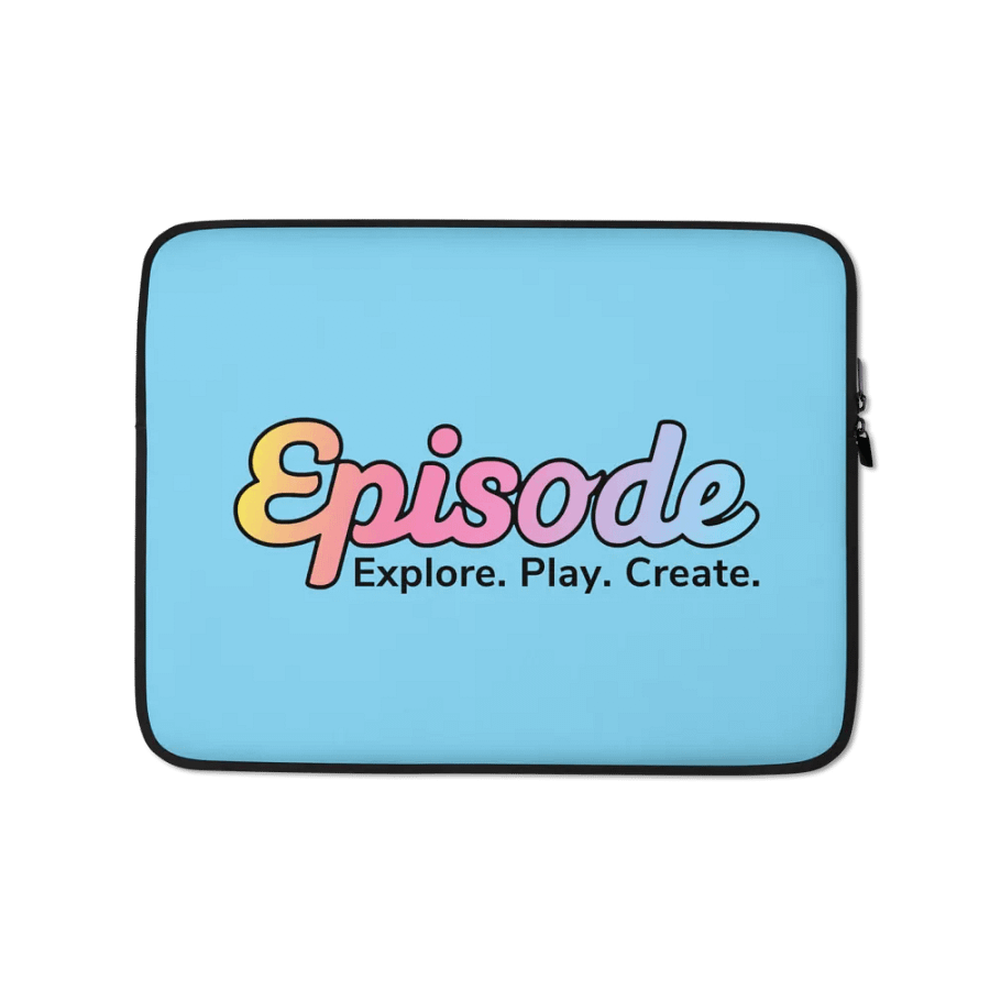 Episode Laptop Sleeve Teal With Gradient Logo product image (1)