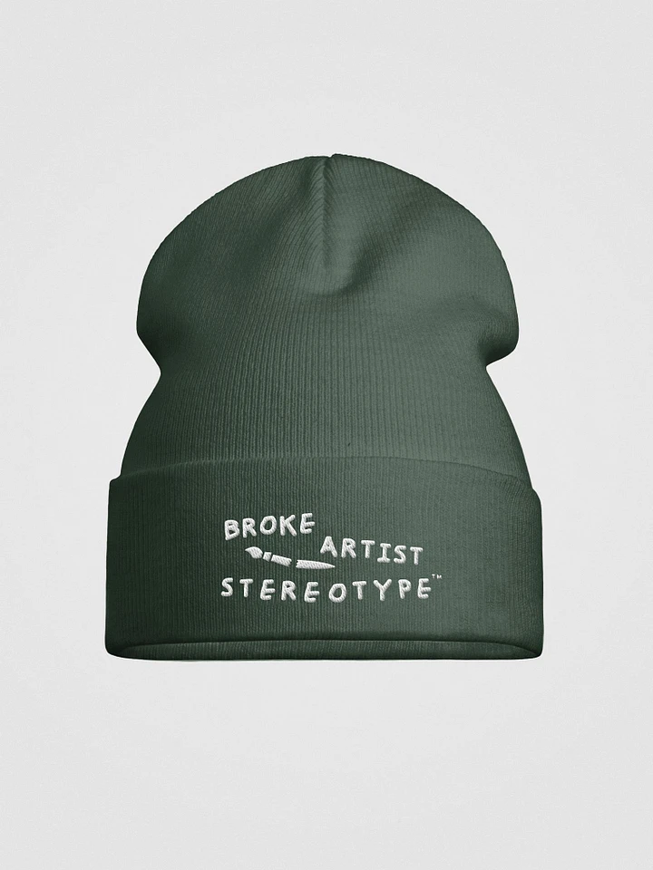 BROKE ARTIST STEREOTYPE - EMBROIDERED BEANIE product image (1)