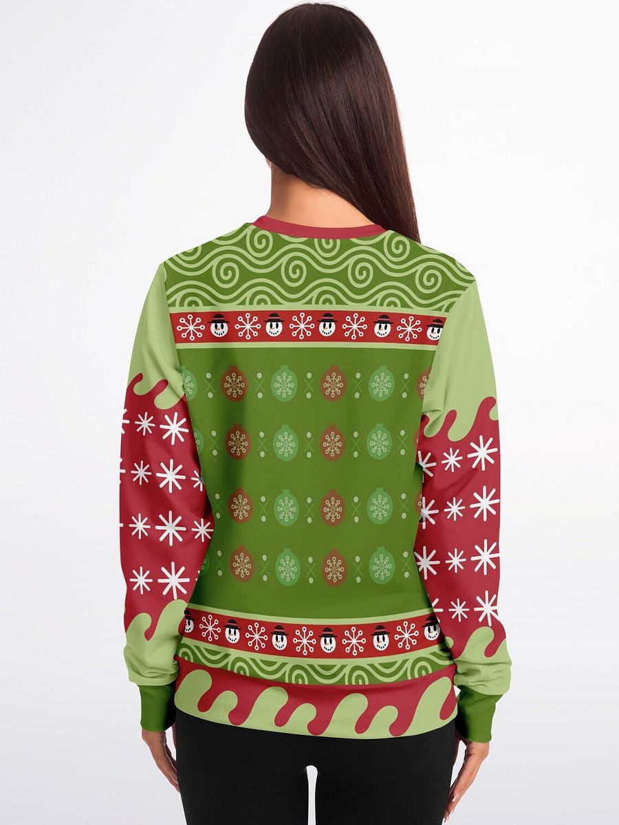 Funny Snowman Christmas Sweatshirt | Winter Holiday Humor Outfit | Unisex Christmas Party Sweater product image (6)