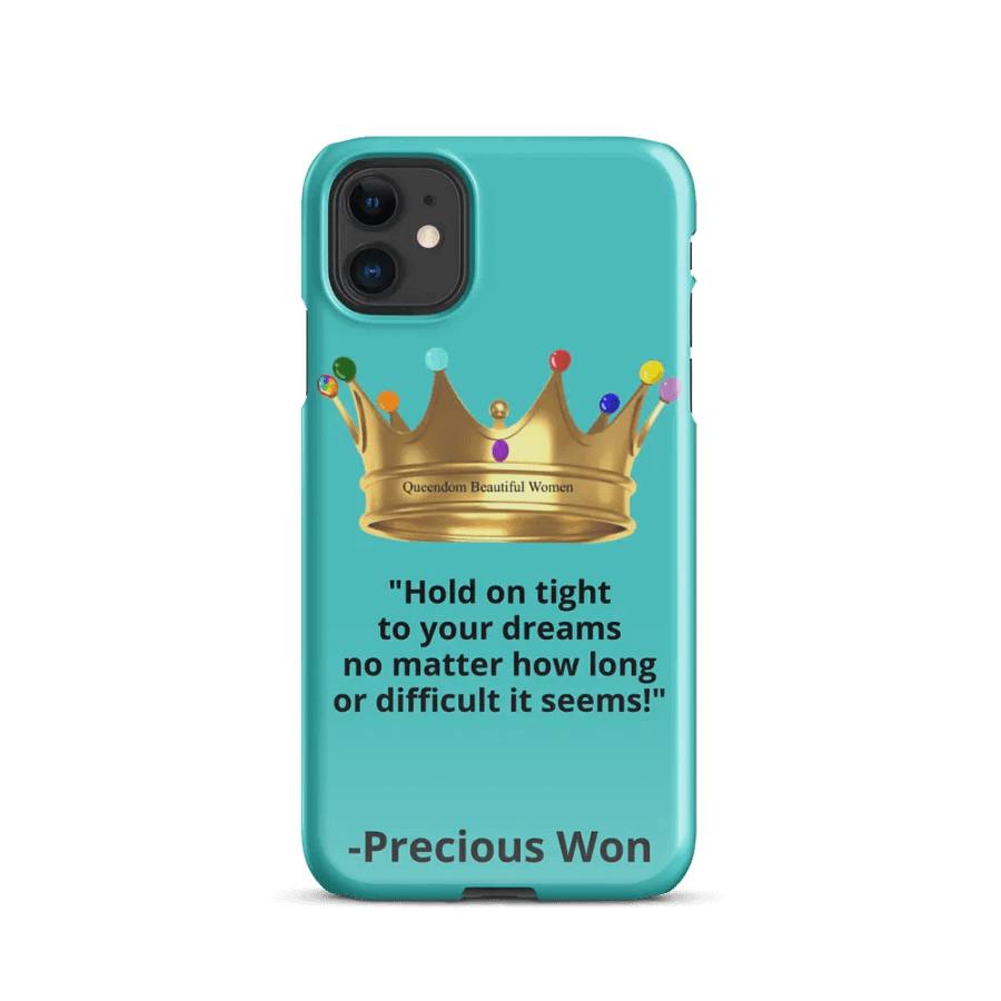 Queendom Beautiful Women iPhone® Snap Case (Turquoise) product image (8)