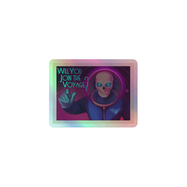 Cosmic Voyager Holographic Sticker product image (1)