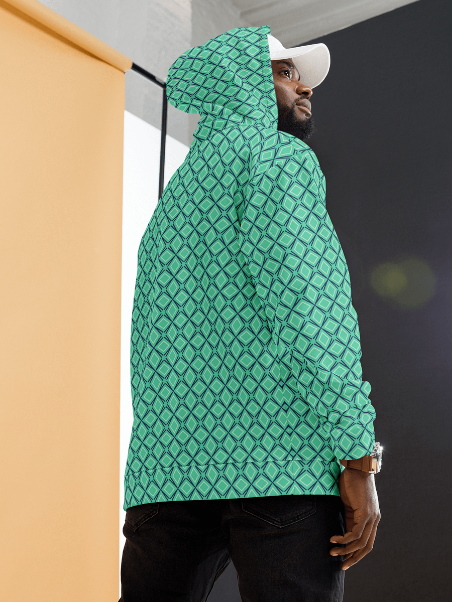 Geometric Illusion Allover Print Hoodie for Men and Women product image (1)