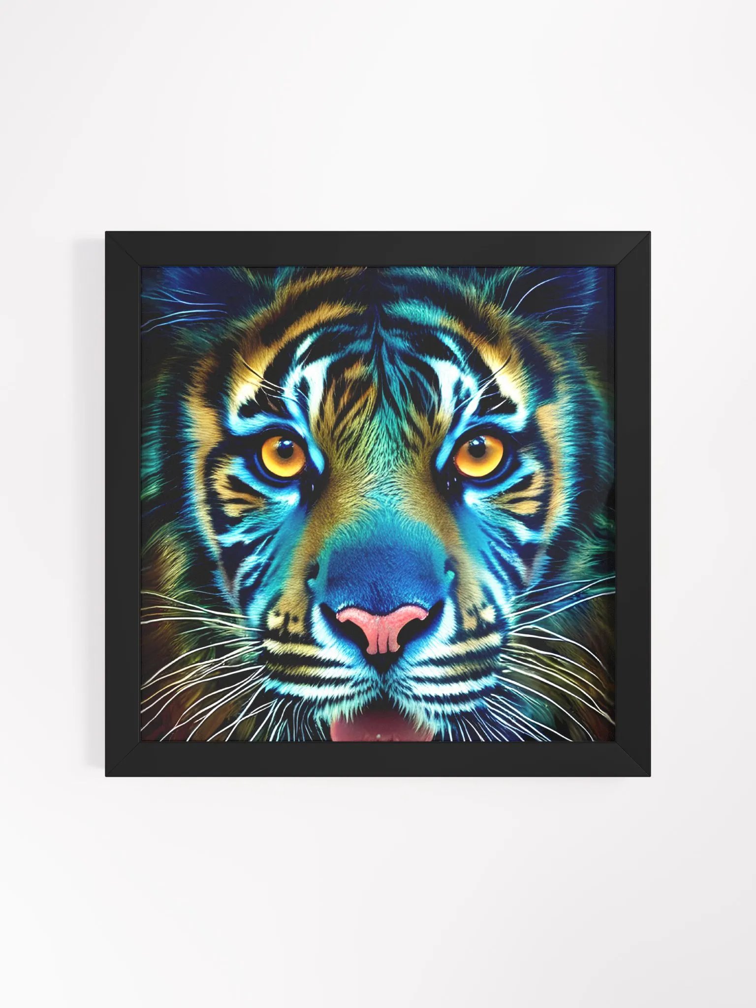 Sapphire Gaze - Fierce Tiger Poster product image (1)
