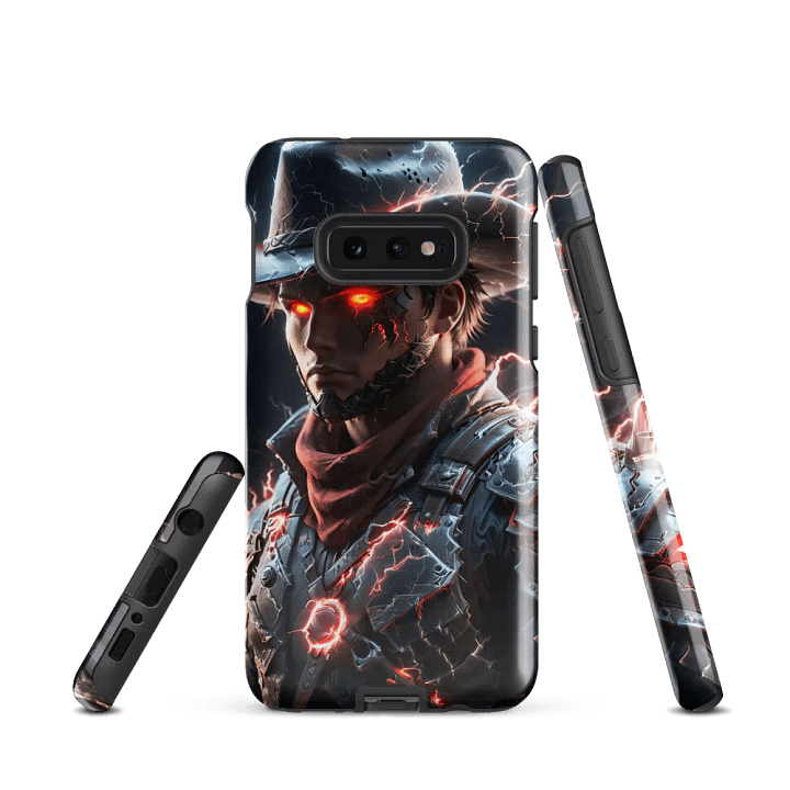 Cyborg Gunslinger Samsung Tough Case – Futuristic Cowboy product image (2)