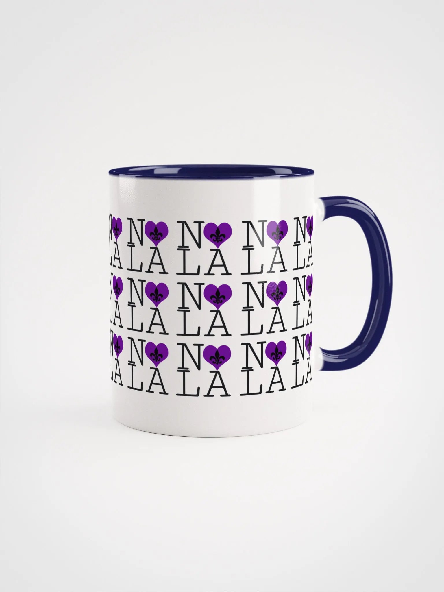 I LOVE NOLA **LEGACY COLOR MUG** (PURPLE HEART INFINITY WALL) product image (31)