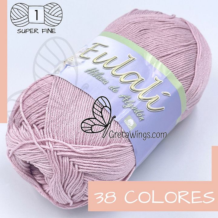 EULALI – Premium Mercerized Cotton Yarn🧶 [100g]100% Mercerized Cotton product image (1)