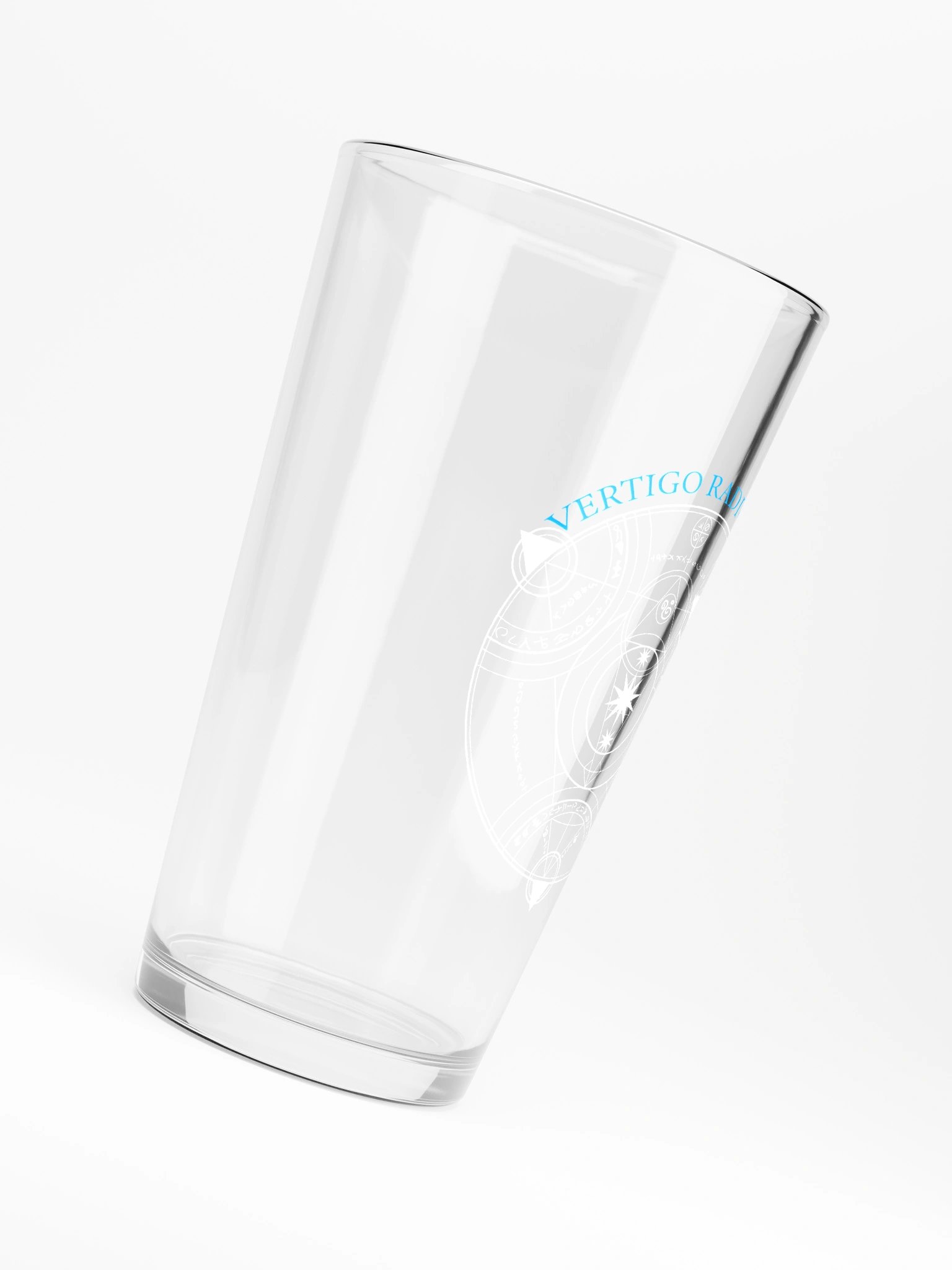 Vertigo Radio Live Pint Glass: Blue Vector Edition product image (6)