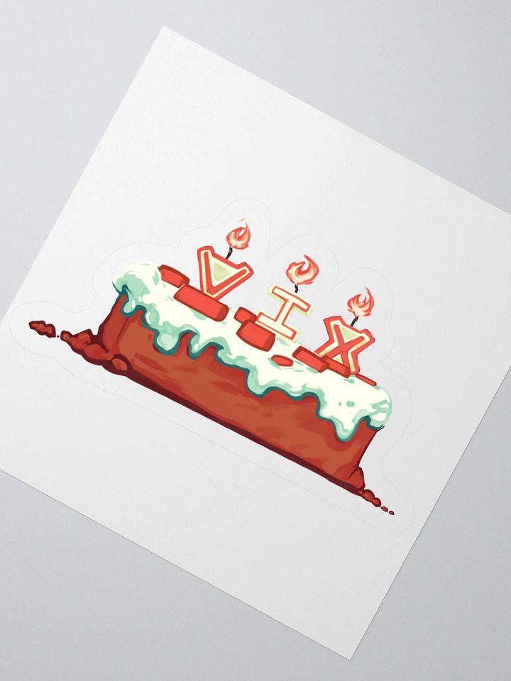 "I'll Make a Cake" w/ Candles Sticker product image (2)