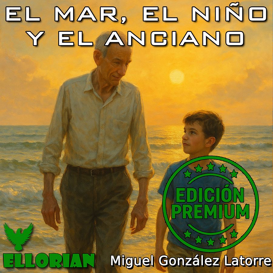 El mar, el niño y el anciano Edición Premium Digital product image (1)