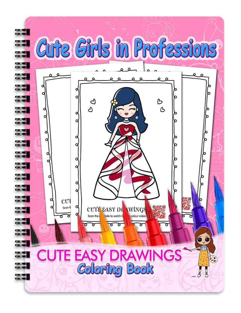 Cute Easy Drawings Ultimate Coloring Bundle | Digital Download product image (6)
