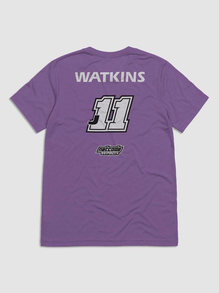 2022 Jerry Watkins #J11 Crew Tee (B&W back) product image (2)