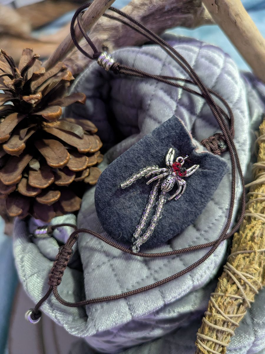 Webspinner Pouch Necklace product image (2)