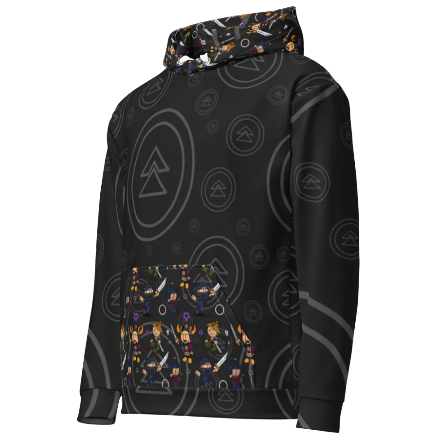 Ghost of tsushima Patterned Hoodie (Black) product image (4)