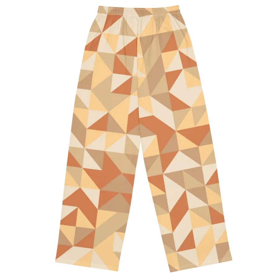 BUIII Dynamic Geometry: Warm Ember Wide-Leg Pants product image (10)