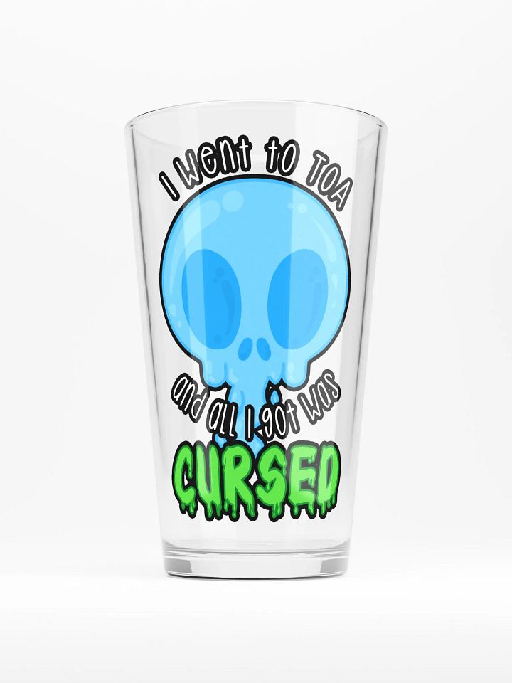 All I Got Was Cursed - Mage - Pint Glass product image (1)