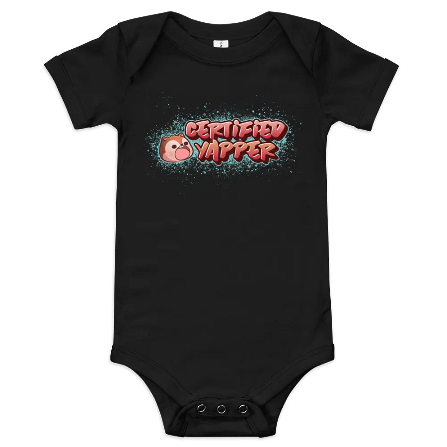 Certified Yapper Baby Onesie product image (1)
