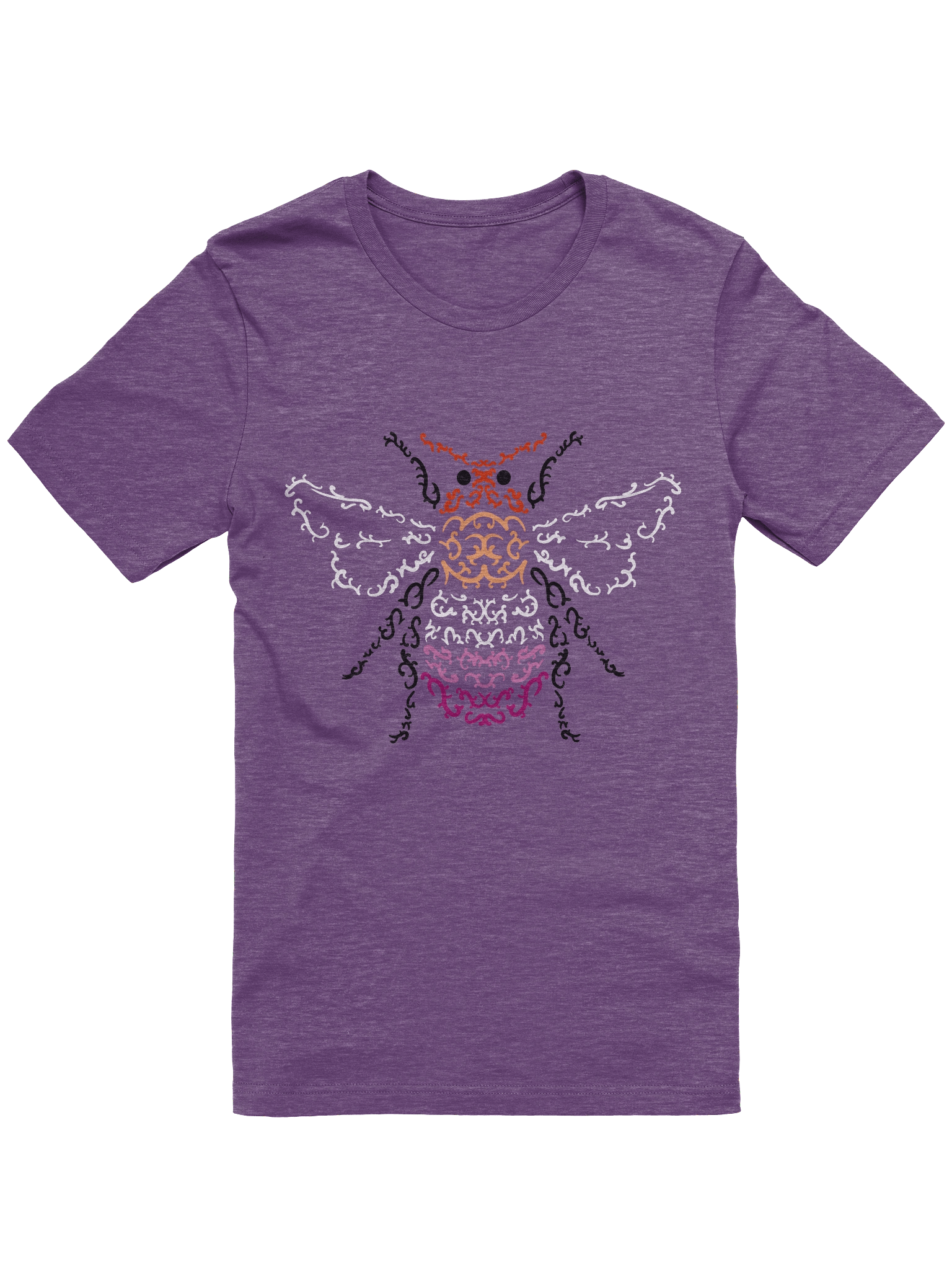 Lesbian Stripes Bumblebee Graphic Tee product image (2)
