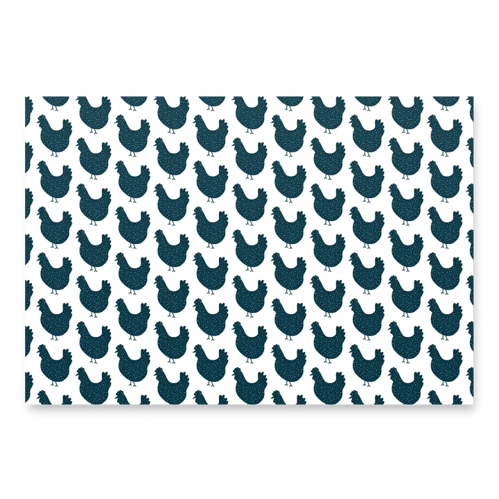 Country Chicken Wrapping Paper product image (2)