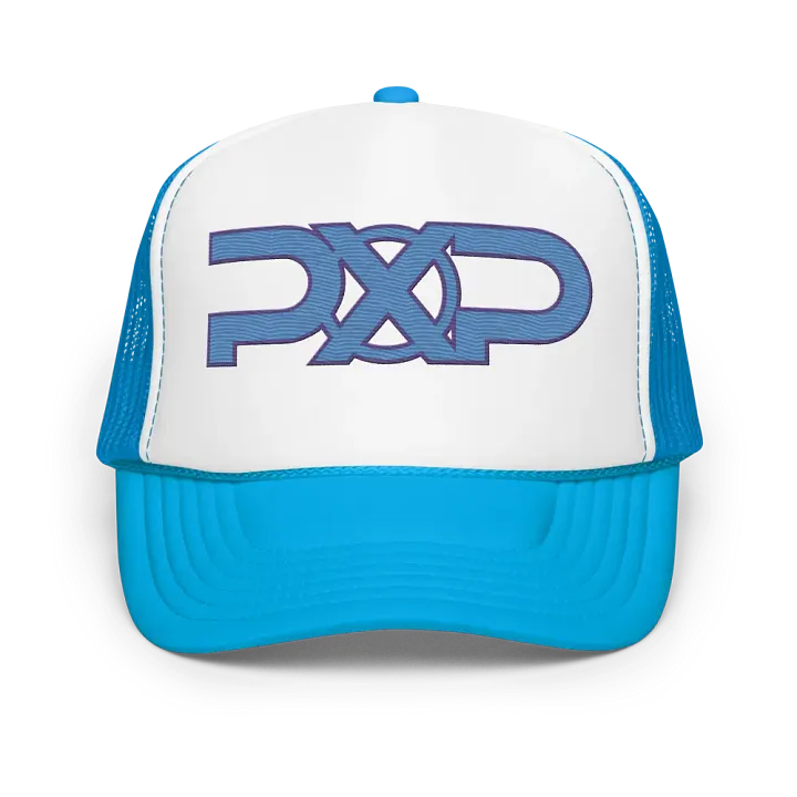PopXcast Official Live Stream Trucker Hat with 3D Puff Embroidery product image (1)