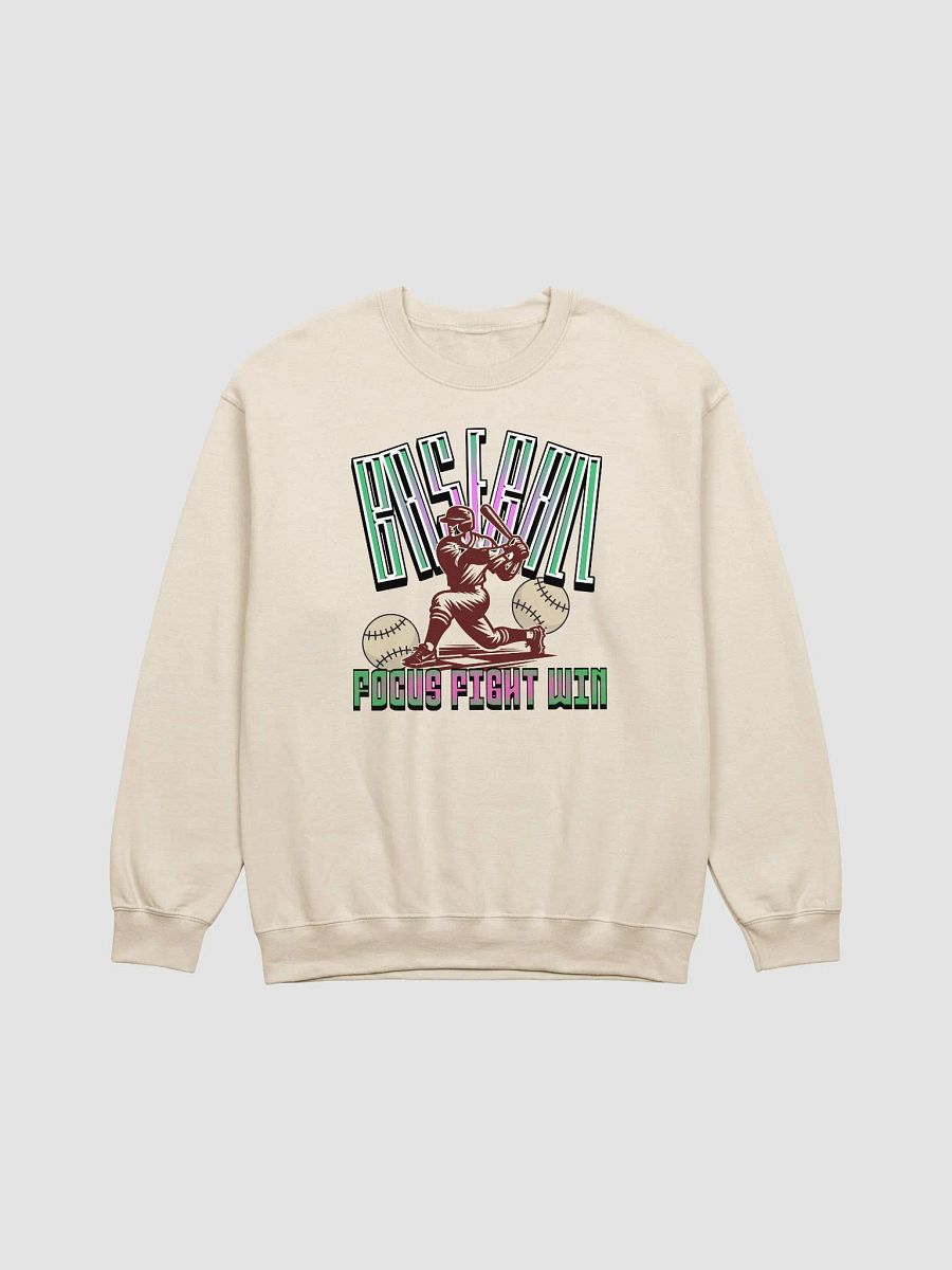 Focus Fight Win Baseball Crewneck product image (19)