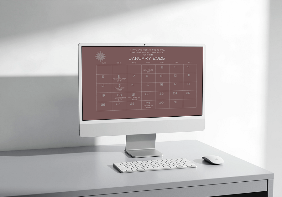 Verses of Peace 2025 Desktop Calendar product image (3)