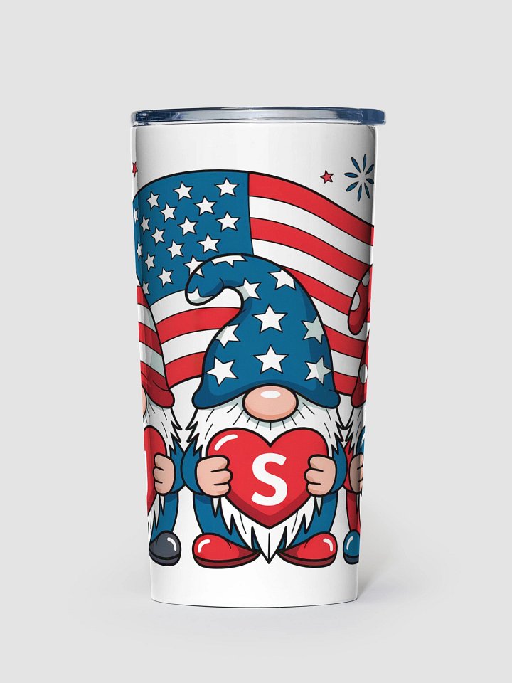 Patriotic Gnomes 20oz Stainless Steel Tumbler product image (1)