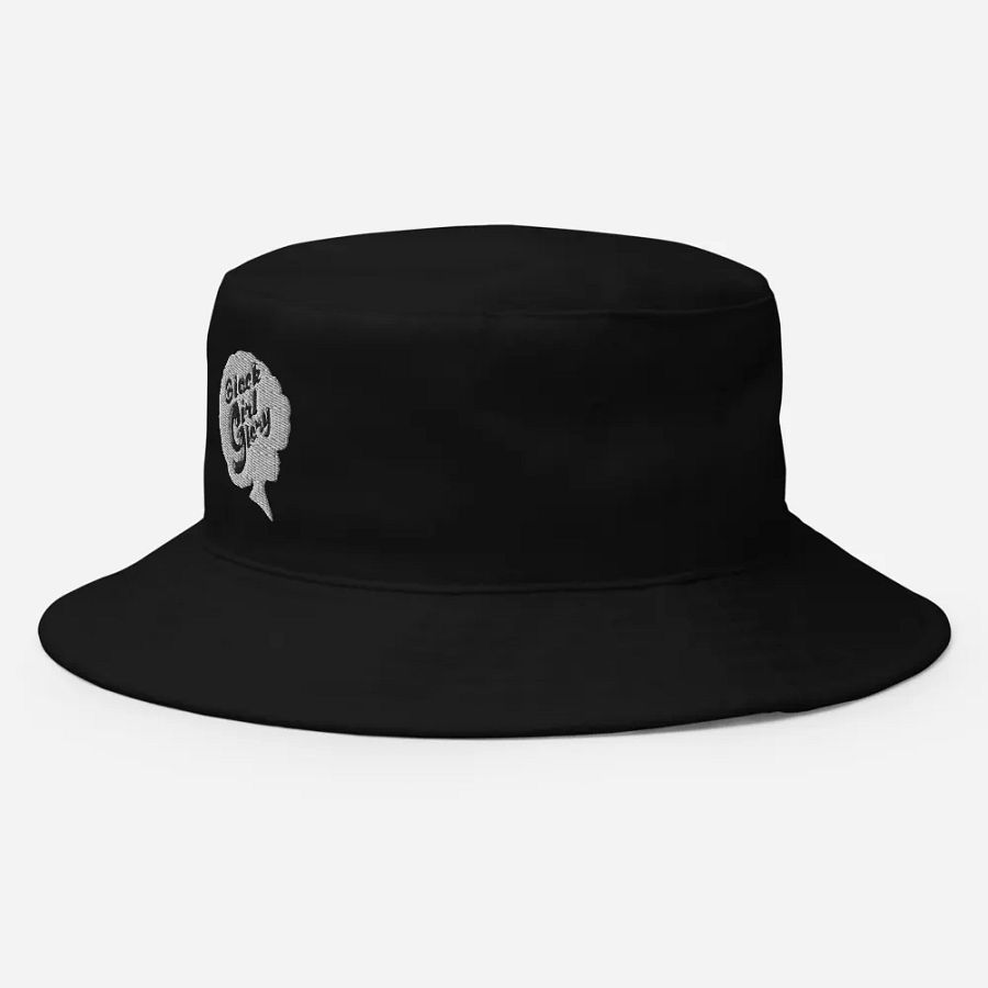 Black Girl Glory Bucket hat (B&W) product image (10)