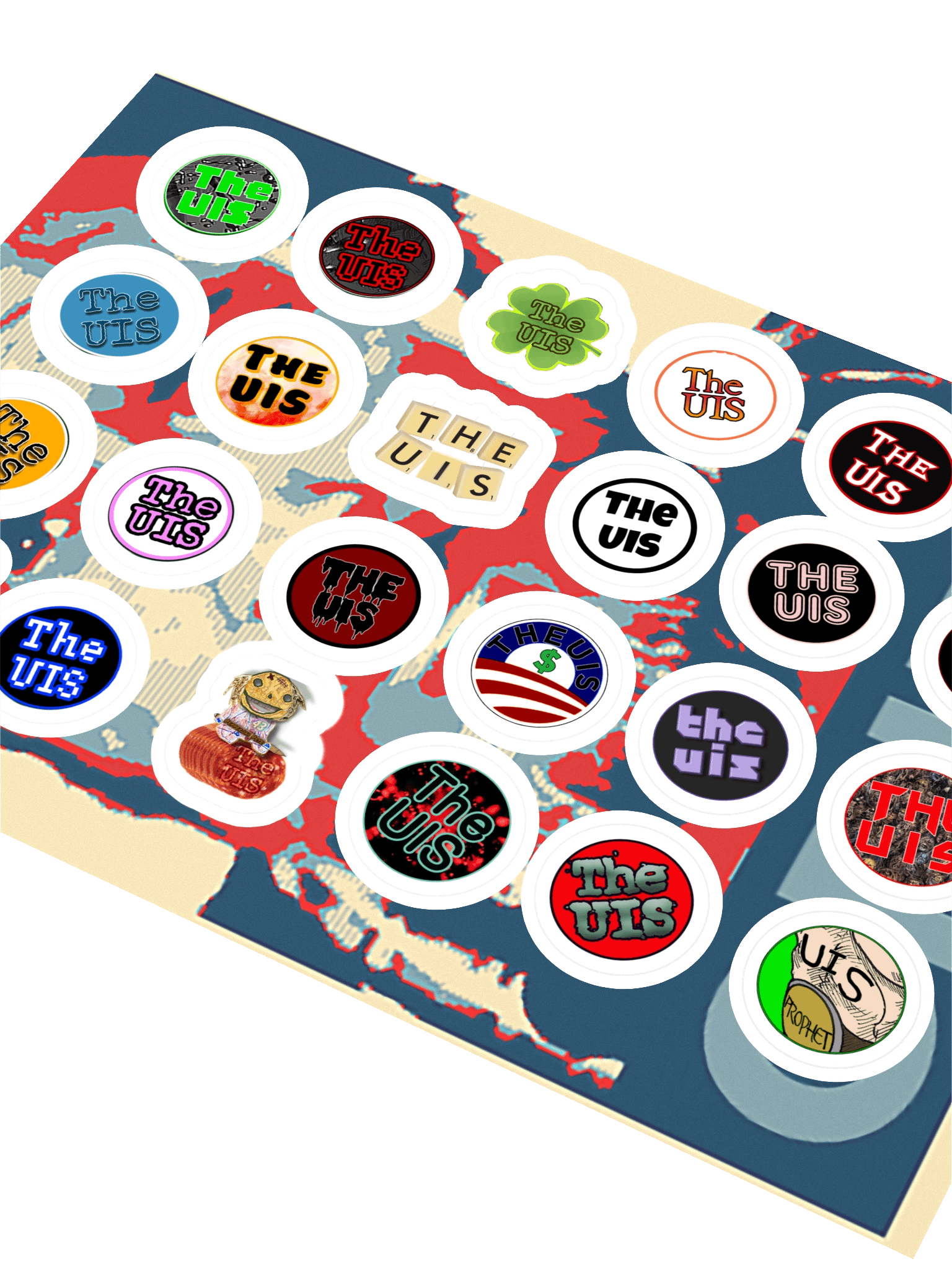 TheUIS Through The Years - Logo Sticker Sheet product image (2)