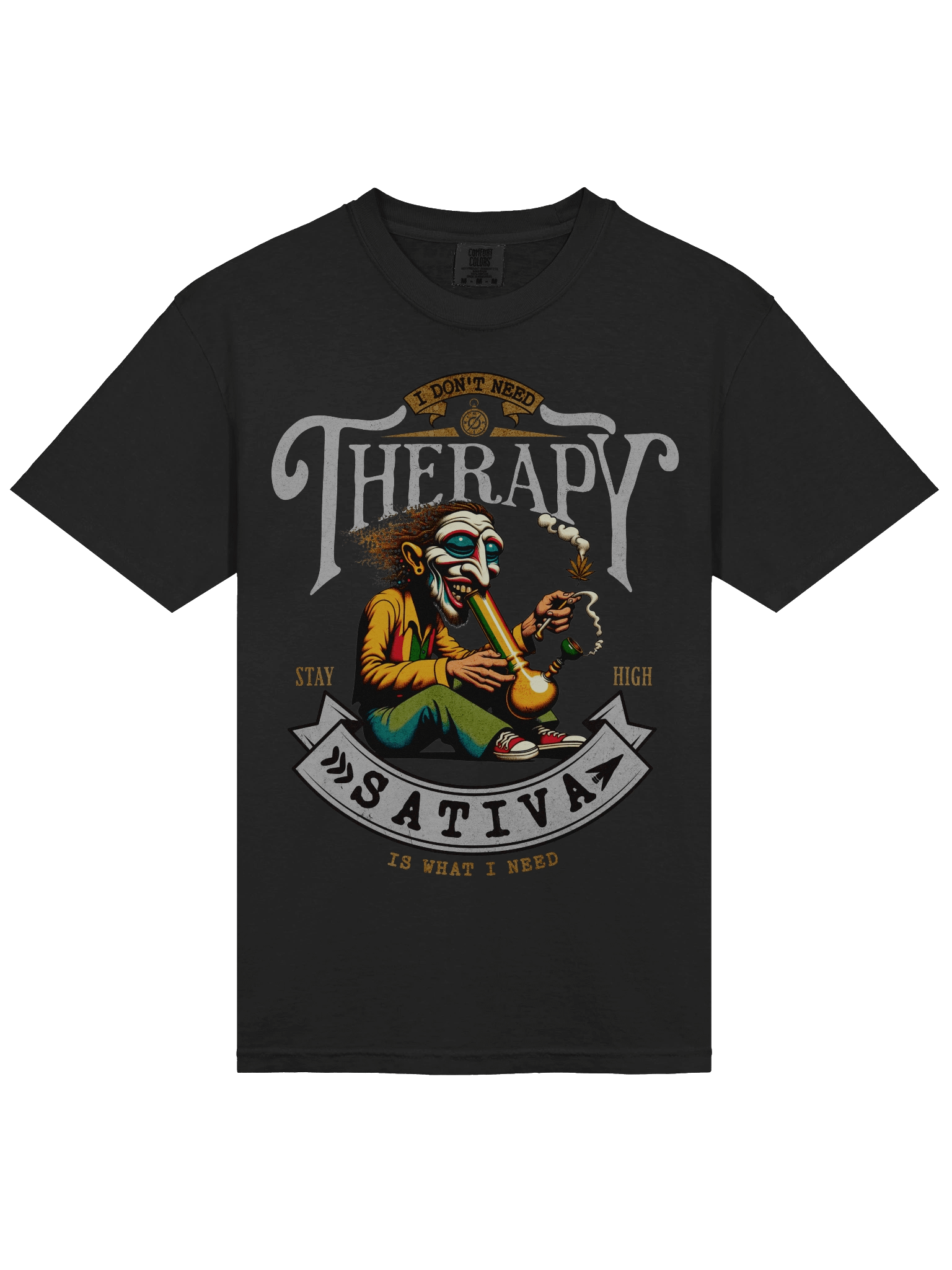 I Don't Need Therapy - Sativa Is What I Need - Heavyweight T-Shirt product image (8)